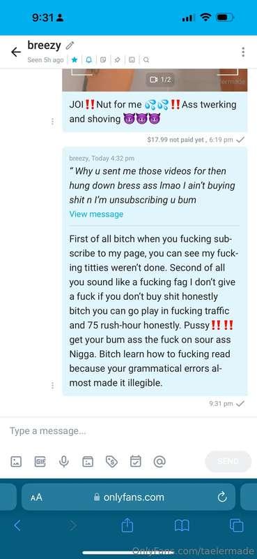 I was gonna go live tonight however, one of these pussy boys..