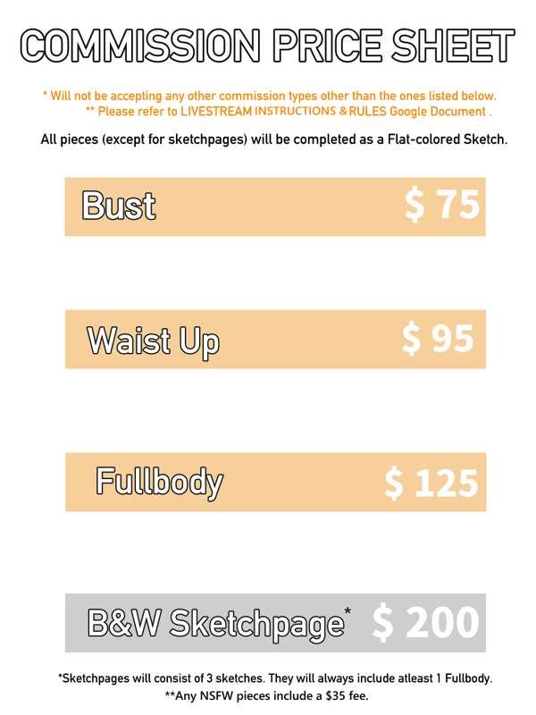 Livestream Commissions (OPEN)