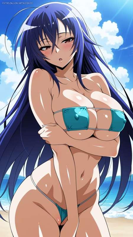 (Wallpaper) Medaka Kurokami and Queen