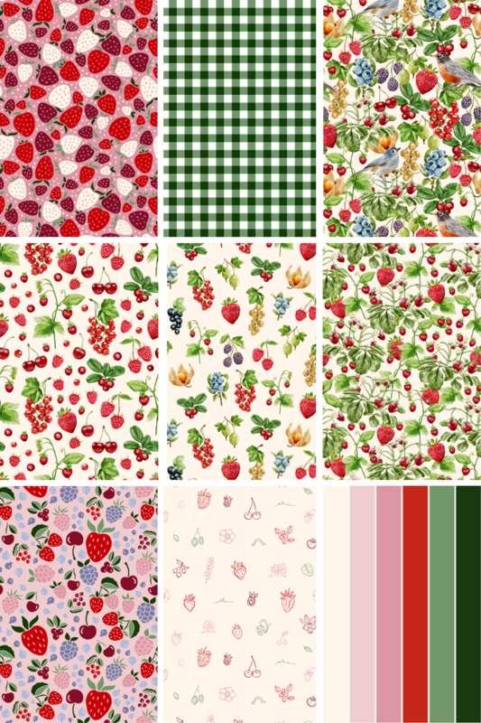 BERRY BLISS COLLECTION | 8 wallpaper prints