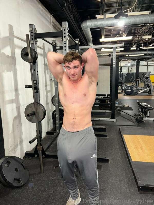 Don’t let the gym face fool you… this cock’s been hard since..