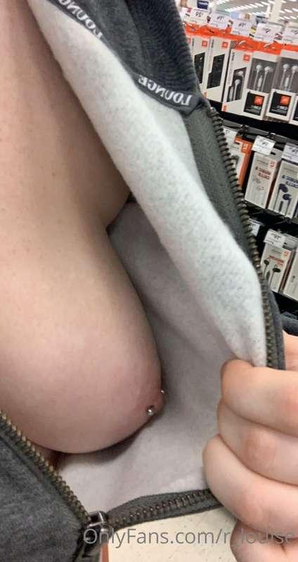I took some cheeky pictures while out shopping 👅😈 

Purchase..