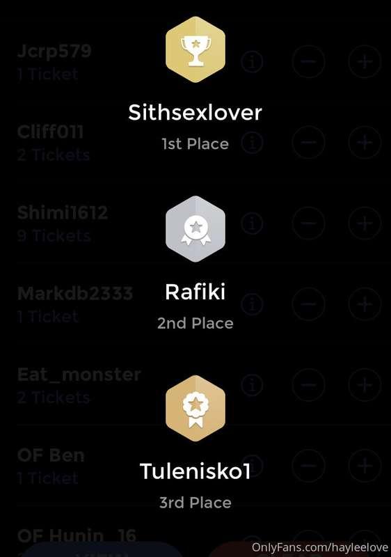 Winners of the Spring Raffle! Congrats! 🥳