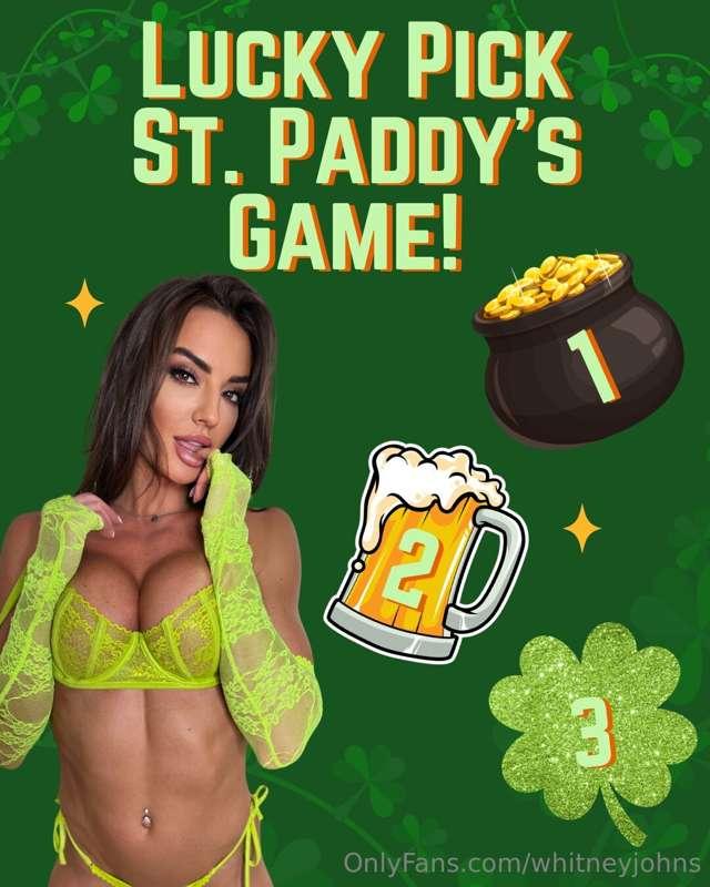 Are you ready to test your luck early? 😏This St. Paddy’s Day..