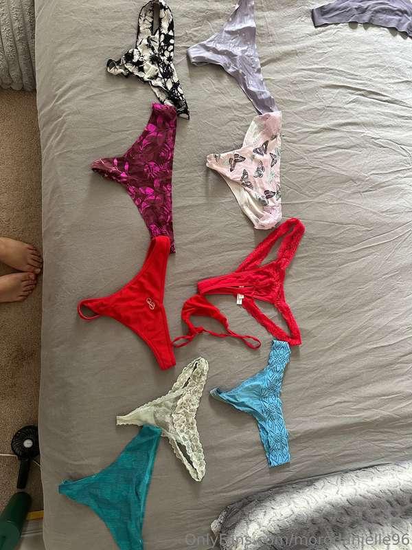 I have so many sexy panties omg