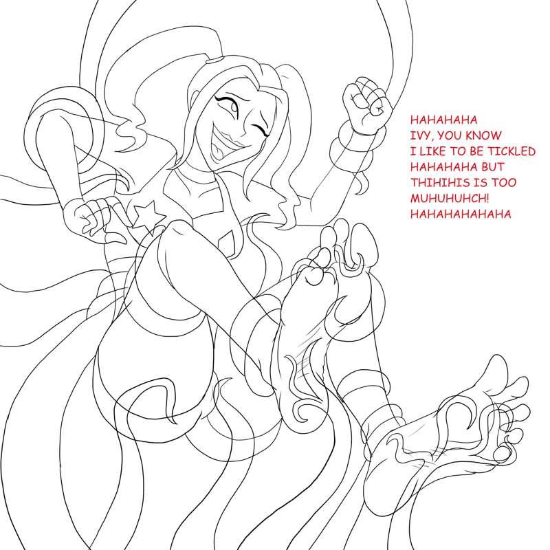 Frenzy Plant. Harley Quinn [lineart and colors]