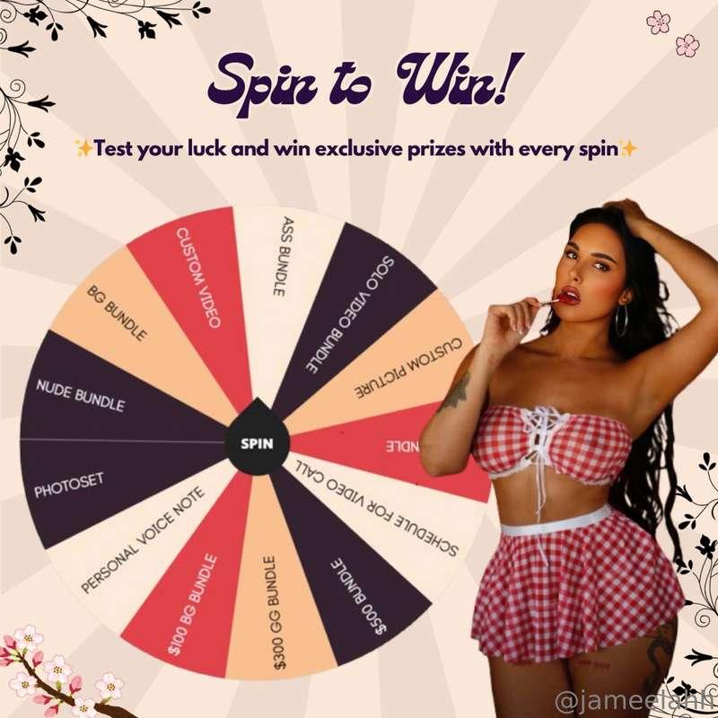 🌸💋Spring Into Luck, Baby!💋🌸My very first Spin the Wheel is h..