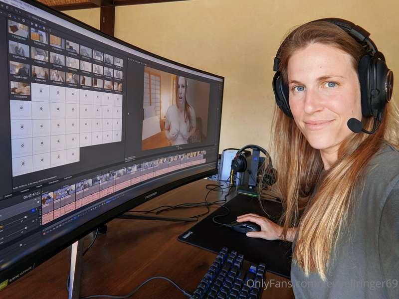 Editing the first, unreleased version of 'I Dare You To Cum ..