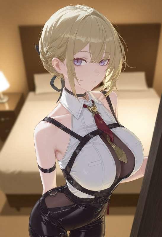 Evelyn in Hotel room (ホテルでイヴリンさんと)