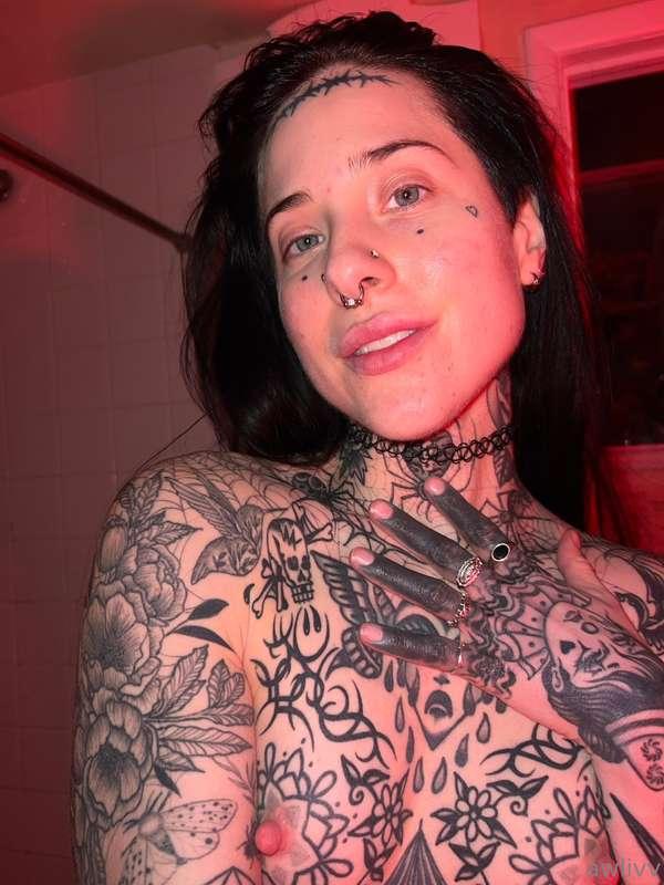 taken moments before washing my hair :) wild saturday night 
