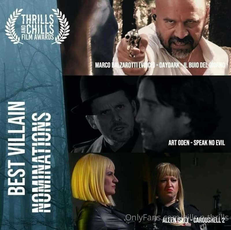 I was nominated for the Best Villain award from this Film Aw..