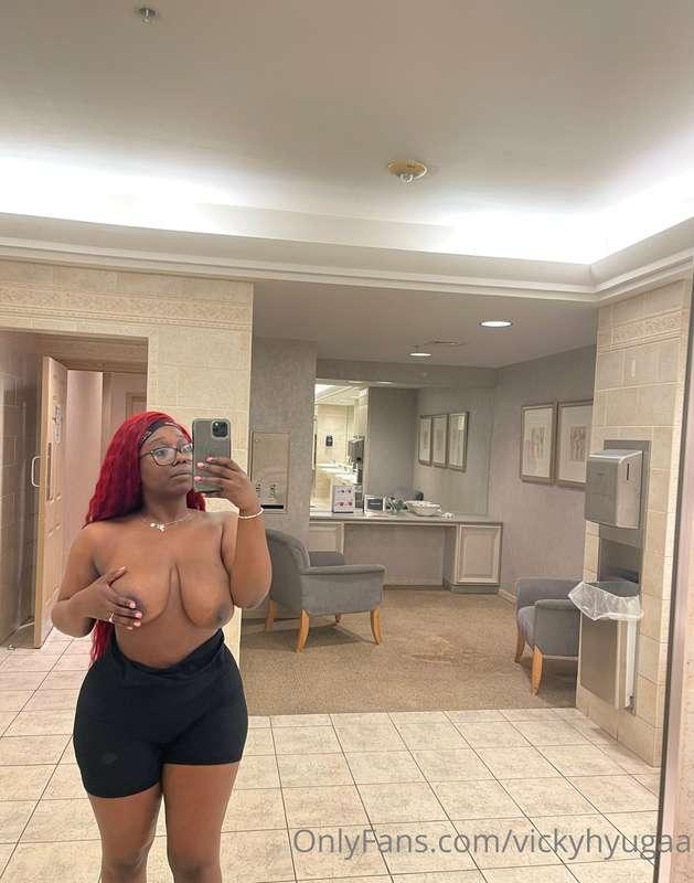 Barely covered, fully confident—care to guess what’s on my m..