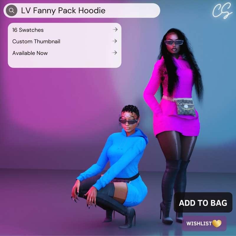 LV Fanny Pack Hoodie