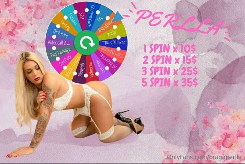 Baby, come spin the wheel 🎡😈 and you'll win lots of prizes 🎡..
