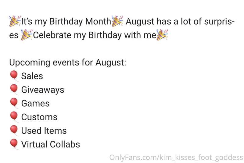I love celebrating my birthday! I have never been the one to..