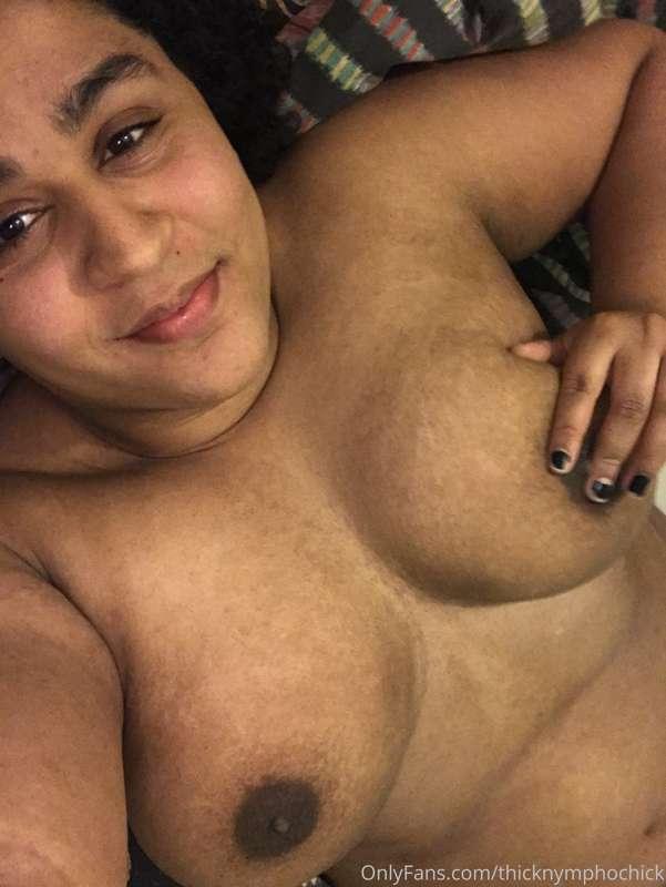 Playing with my boobs again.