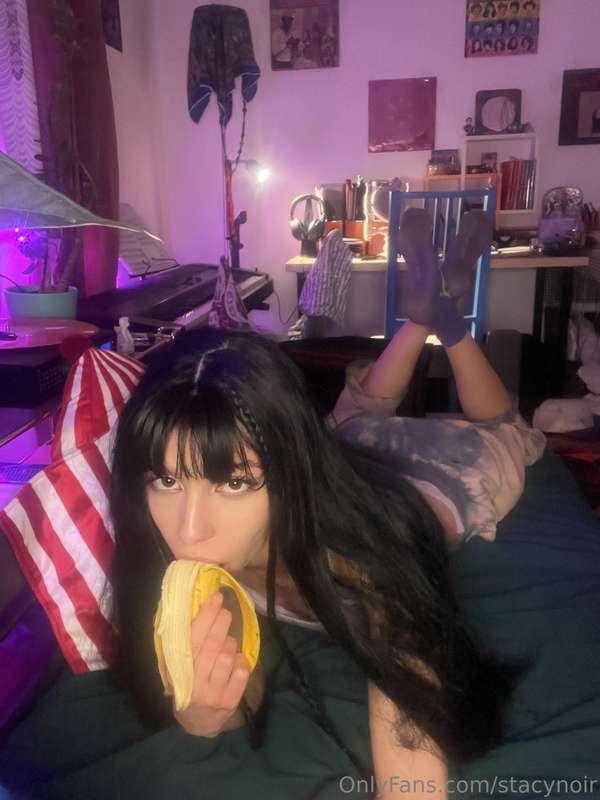 Sometimes, all you need is a simple banana to lift your mood..