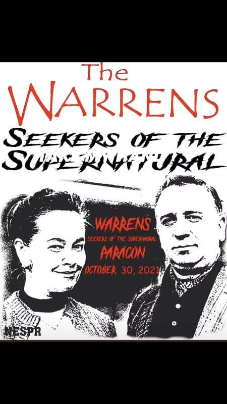 Warren’s Seekers of the Supernatural Paracon on October 30, 2021