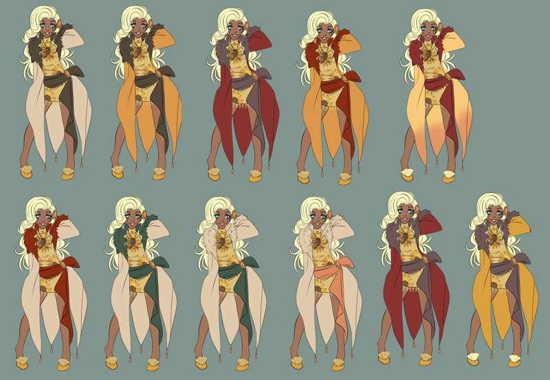 Character Color Variations