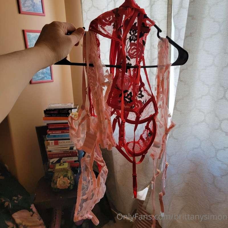 Happy Feb!!! I have had two sets of lingerie in my closet th..