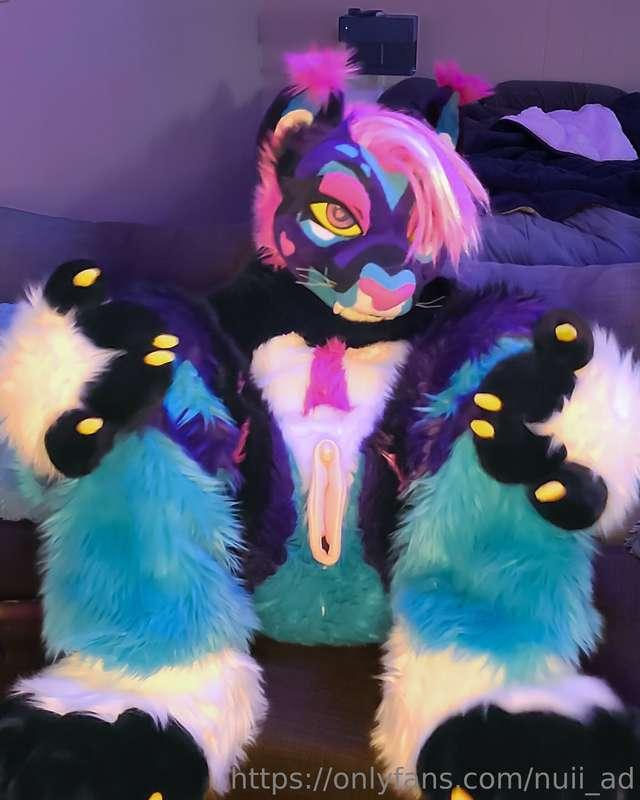 Sneak preview of the fursuit pussy I purchased and got deliv..