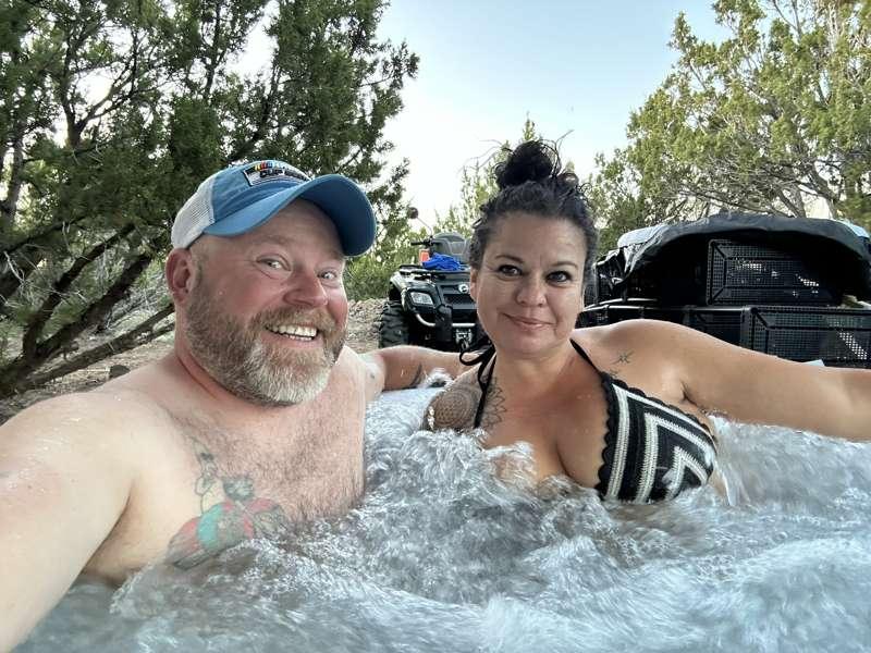 97 degrees! Hot Tub off-grid! 