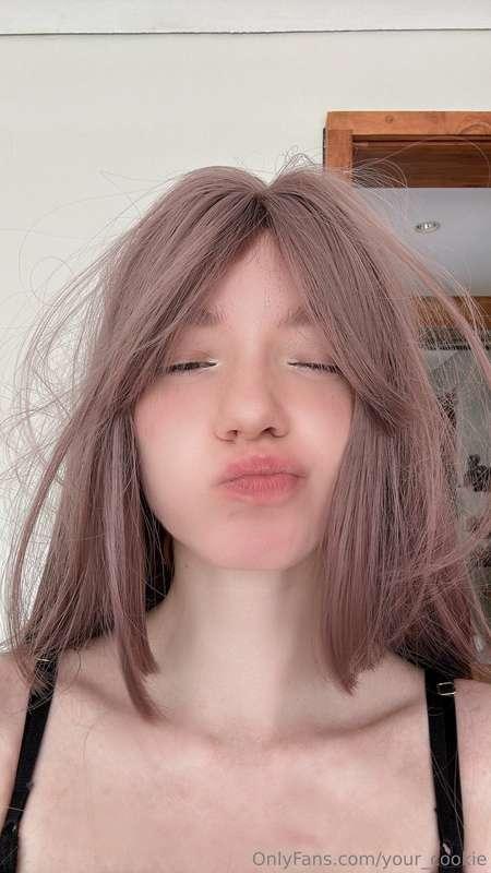 Sometimes I like to try on new looks. Do you think I look go..