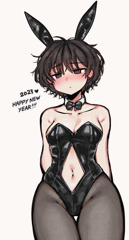 new year bunny! 