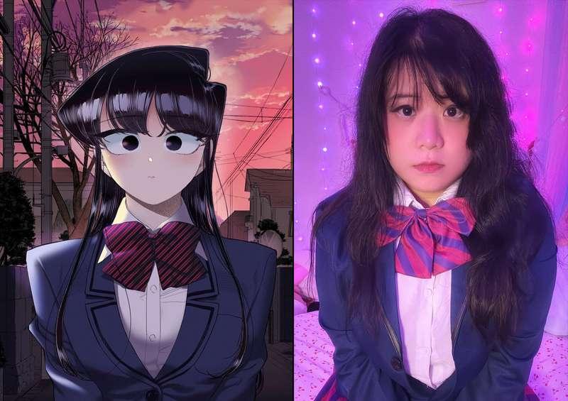 "My dream is to make 100 friends." ✿ 

Halloween is coming up, so I wanted to try cosplaying for October! 
Anyone else a fan of Komi Can't Communicate? 

Her social anxiety and selective mutism is very relatable for me! &gt;//&lt; 
We are both doing our best and I love her! I'll post more pics in this outfit soon ♡

xoxo Sinnamon 
-------------------------
❀ #lewdtuber #vtuber #egirl #anime #asian #komi #cosplay #komicantcommunicate ❀