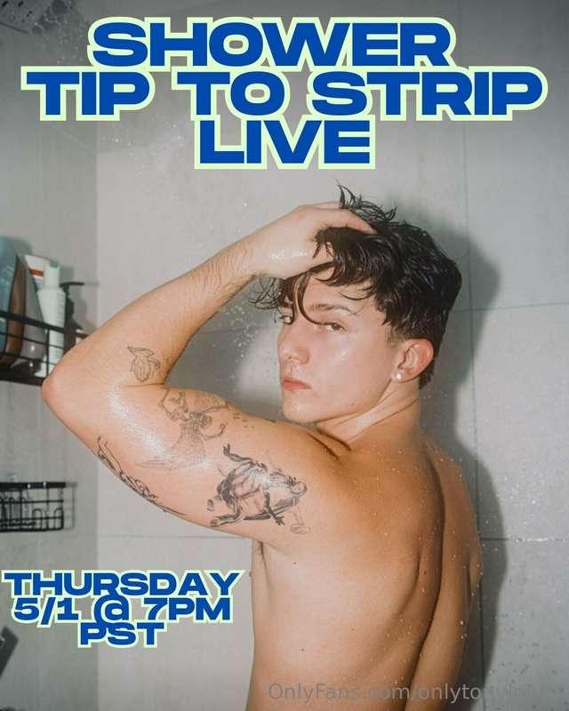 It’s about to get real wet on Thursday 💦👅 7pm PST. Be there ..