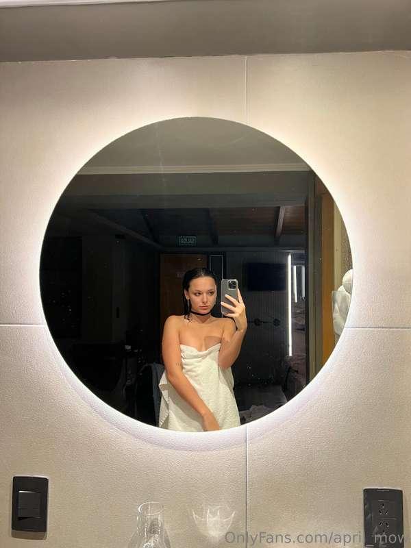 my favorite moment of the day is when I take a bath, always ..