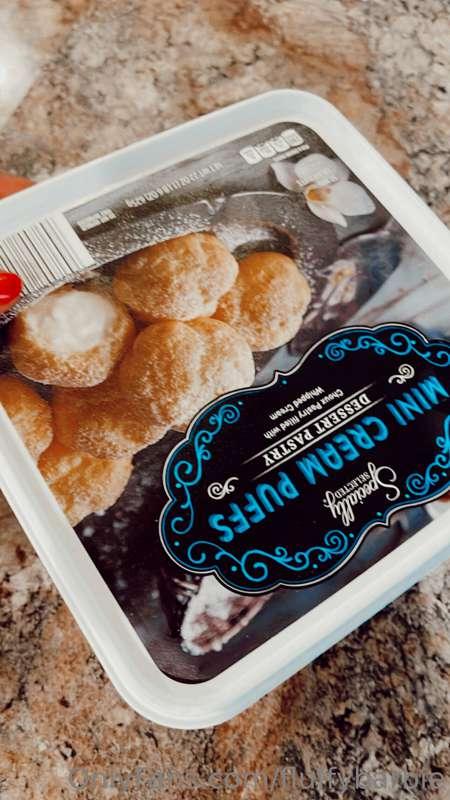 Polishing off this bucket of cream puffs tonight. Got them y..