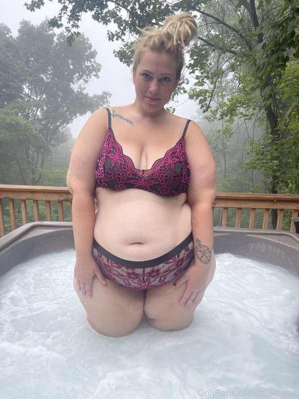 Got up early and got in the hot tub to watch the sunset only..
