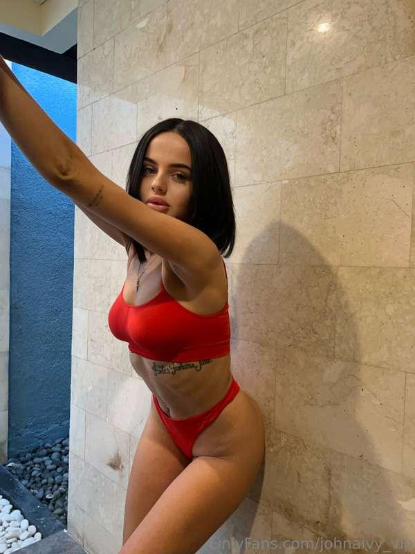 You like red lingerie?