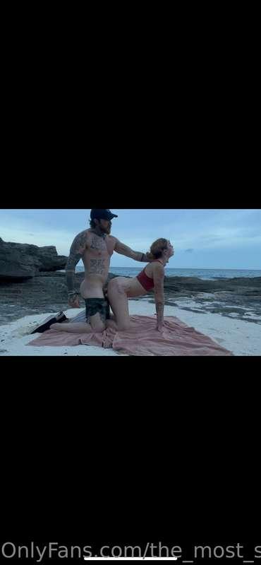 Let’s fuck on the beach!!!! We 100% get caught 😂 we had to t..