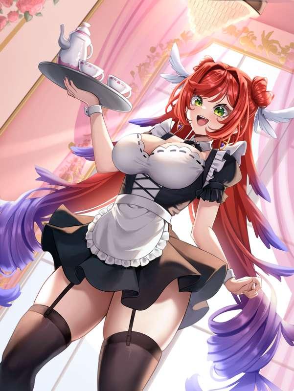 m-master! i don't know what happened to my outfit!