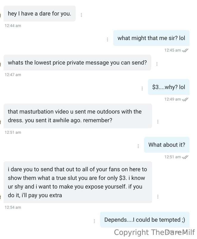 So a fan just dared me to send a certain video out to you al..