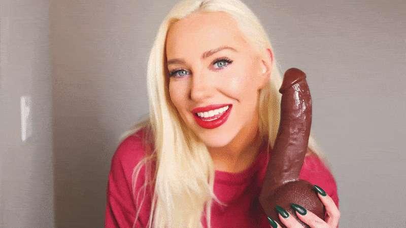 GEARING UP TO FILM THE QoS FUNDRAISER CONTENT from OnlyFans! Here's a sneak peek of my new big black buddy, thanks to one of my subscribers who recommended him! I can suck on this one! And the CURVE! 🔥

⚠️FREE FOR ALL SUBS OF BOTH TIERS!⚠️
#BBC #dildo #suck #BJ #freeforsubs #mouth #blonde #teaser #fyp #GIF #HD