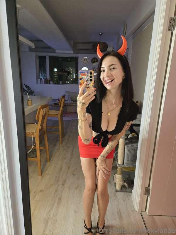 It was time to be a little devilish today, do you think it's..