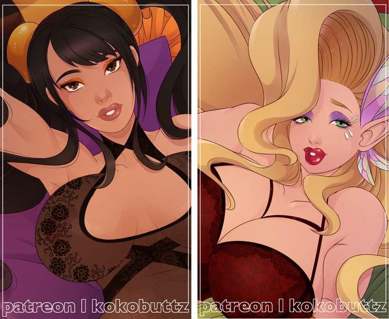 August Lewd Pinups Teaser: Ling & Cotera