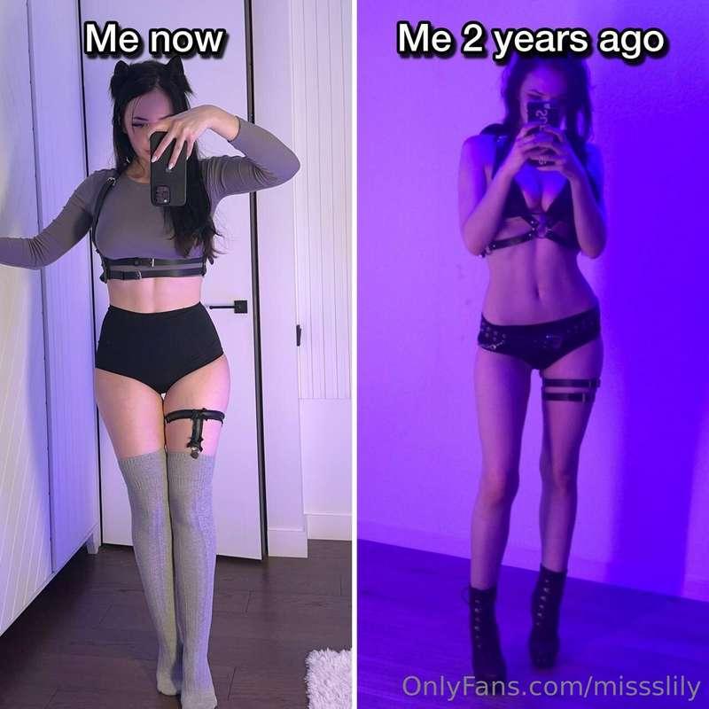 My body has changed a lot during the past 2 years. I was a v..