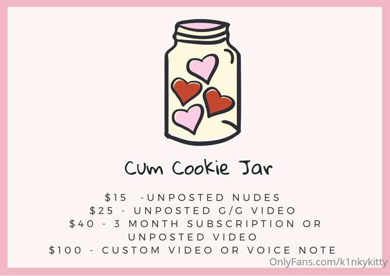 Kitty's (New!) Cookie Jar! ❤

Welcome to my little tip jar -..