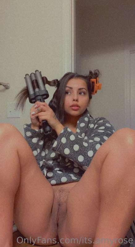 POV im your wifey and you come home to me doing my hair like..