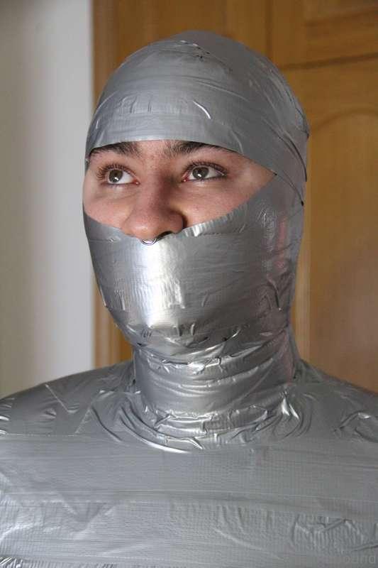 I think @puppyoddie looks even better than me all wrapped up..