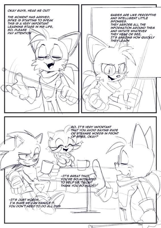WIP for comic no.16 (Part 1) 🔊📚