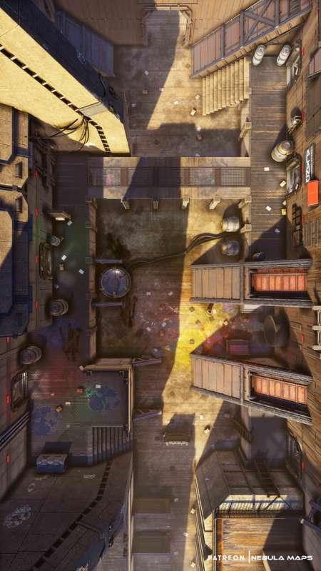 Dust City Slums (18x32)