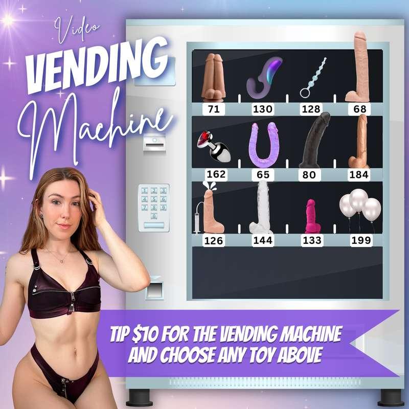 hungry ❌ … horny ✅ … well this vending machine dispenses som..