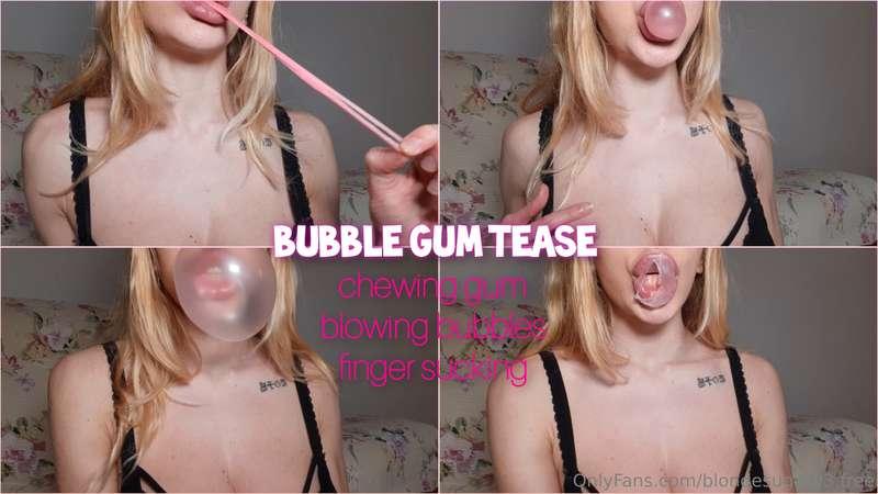 ***BUBBLE GUM TEASE (ITA)*** Voglio farti eccitare oggi... L..