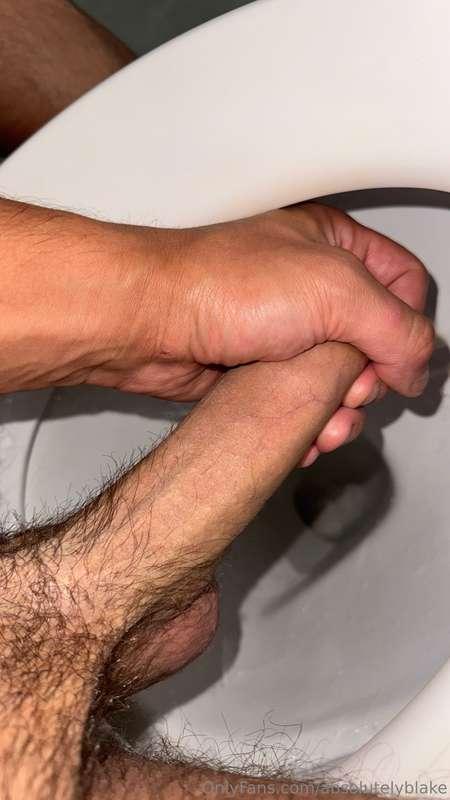 Rock hard, sharing a room with everyone on my trip... might ..