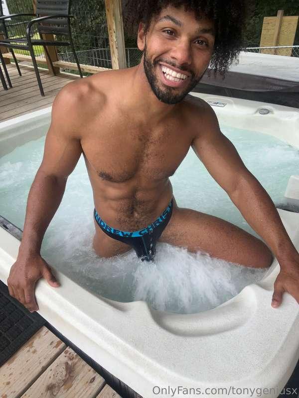 **Early morning dip action, my hard cock could use a tight h..